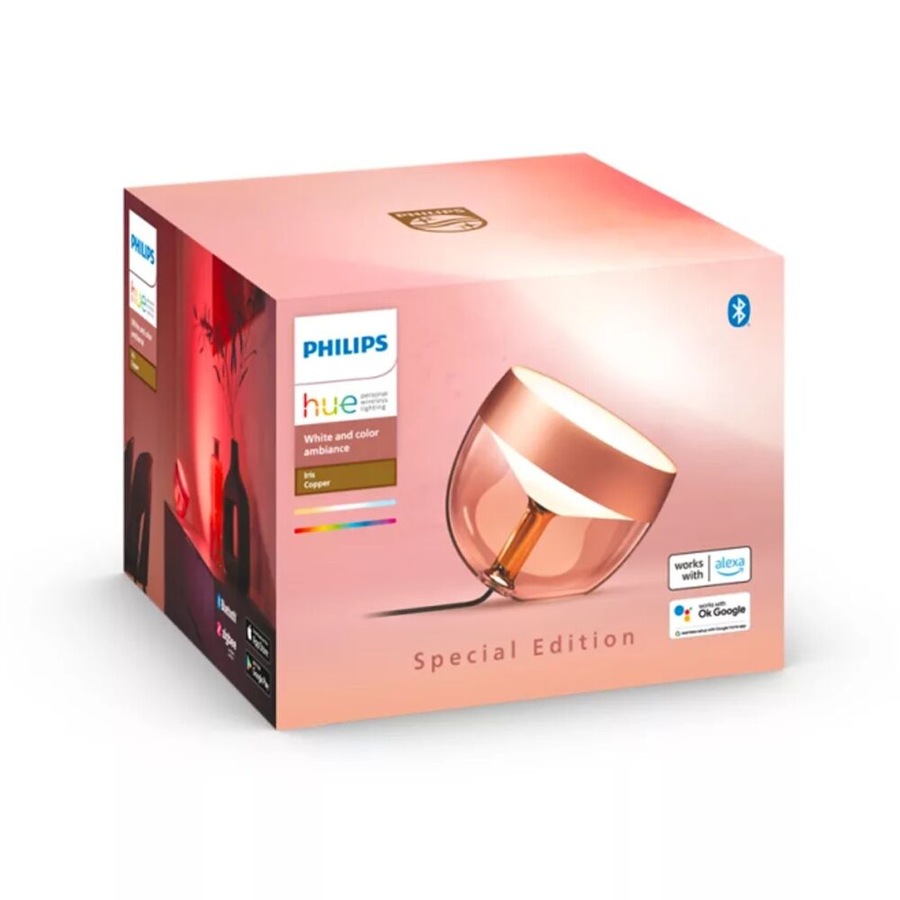 Philips Hue Iris Special Edition Smart Light Ambient Lamp Copper