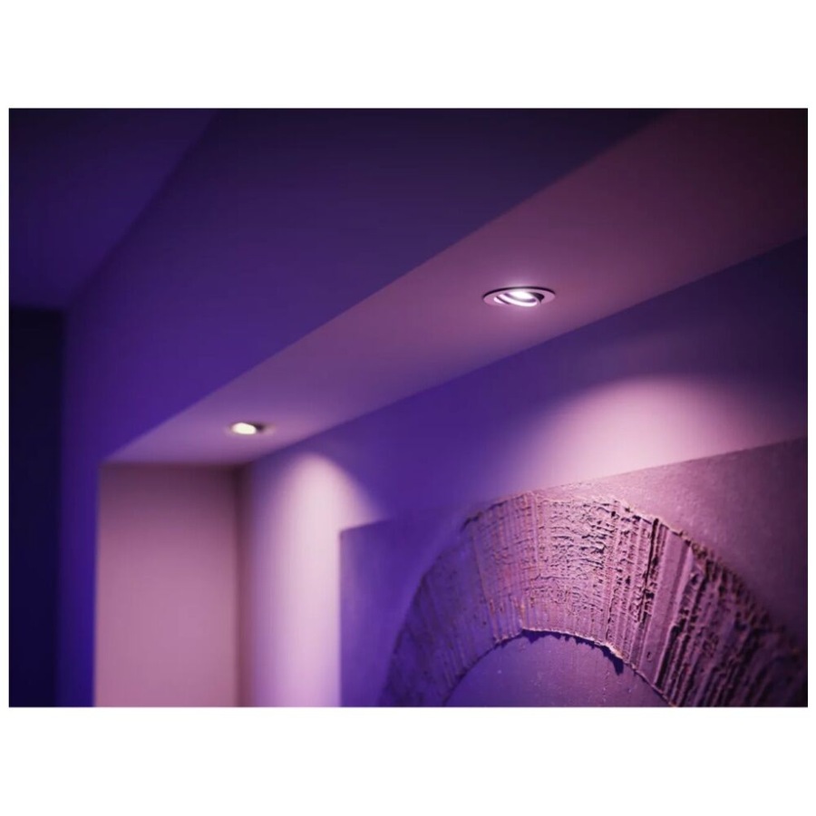 Philips Hue White/Colour Ambience GU10 V3 Smart Lightbulb 5.7W