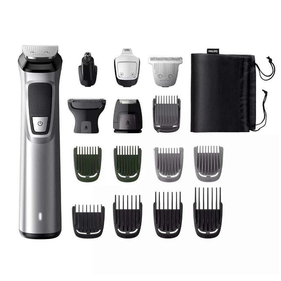 Philips Series 7000 Cordless Wet/Dry Face/Hair Clipper Mens Beard Trimmer/Shaver