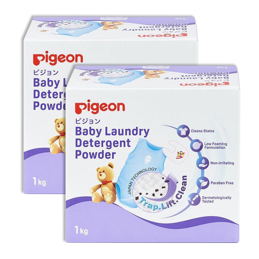 Pigeon 2kg Laundry Detergent Powder for Sensitive Skin Baby/Infant/Kids Clothes