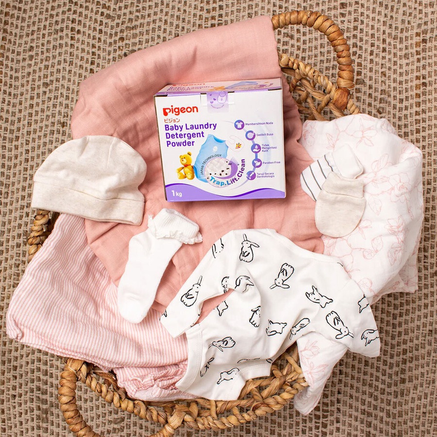 Pigeon 2kg Laundry Detergent Powder for Sensitive Skin Baby/Infant/Kids Clothes