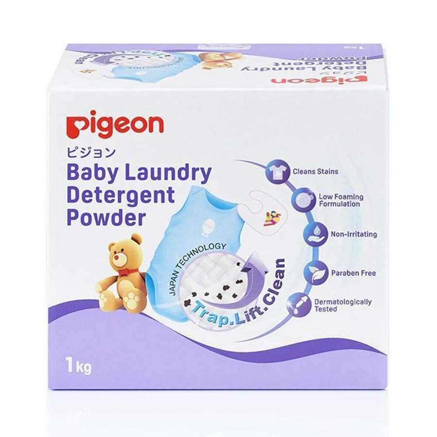 Pigeon 2kg Laundry Detergent Powder for Sensitive Skin Baby/Infant/Kids Clothes