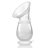 Pigeon Baby Milk Saver Breast Feeding Pump 110ml Manual Silicone Suction Clear