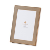 Pilbeam Living Arman Metal 5x7" Photo Frame Picture Display Holder Stand Gold