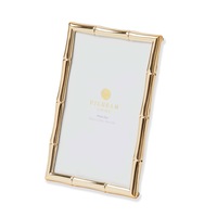 Pilbeam Living Bambury Metal 4x6" Photo Frame Picture Display Holder Stand Gold