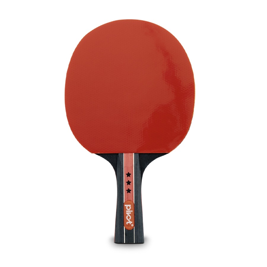 Pivot Drive 3 Star 4 Player Table Tennis/Pin Pong Set w/4 Racquet Bats/3 Balls