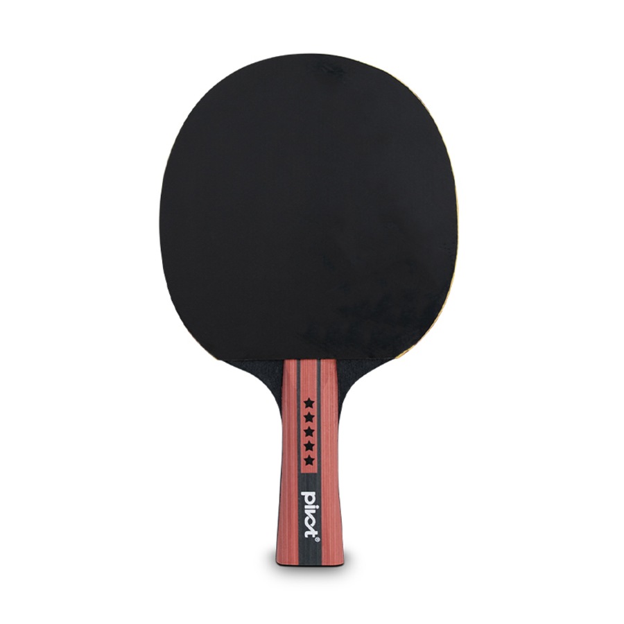 Pivot Smash 5 Star 4 Player Table Tennis/Pin Pong Set w/4 Racquet Bats/3 Balls