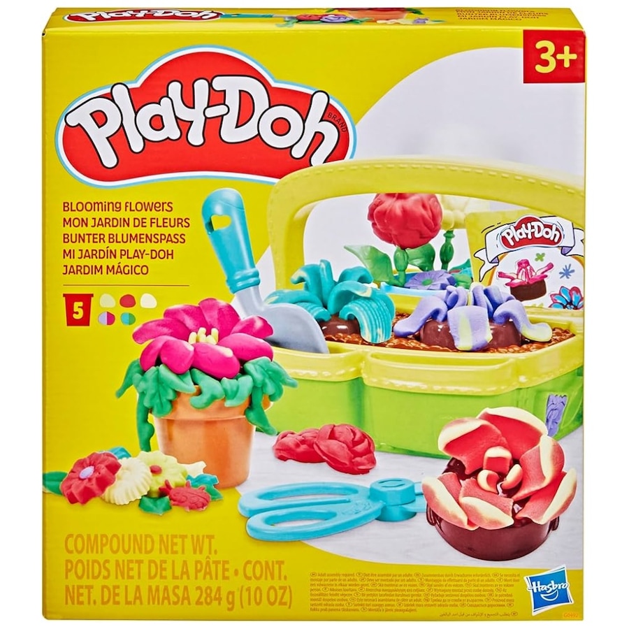 Playdoh Blooming Flowers Modeling Compound Kids Pretend Play Toy Multicolour
