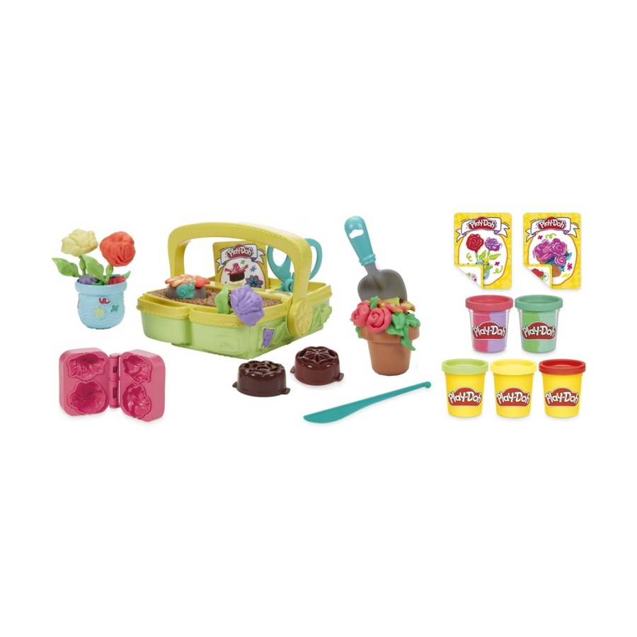 Playdoh Blooming Flowers Modeling Compound Kids Pretend Play Toy Multicolour