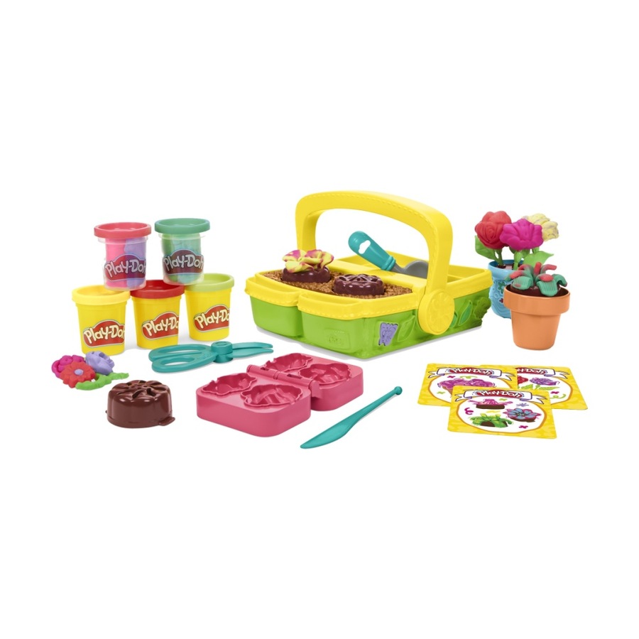 Playdoh Blooming Flowers Modeling Compound Kids Pretend Play Toy Multicolour