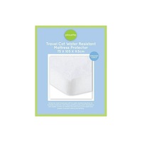 Playette Baby/Toddler Bed Travel Cot 70x100cm Water Resistant Pad Sheep White
