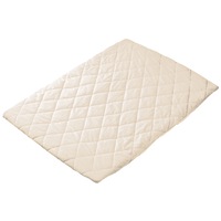 Playette Quilted 105cm Fitted Padded Sheet For Travel Cot Baby/Toddler Cream