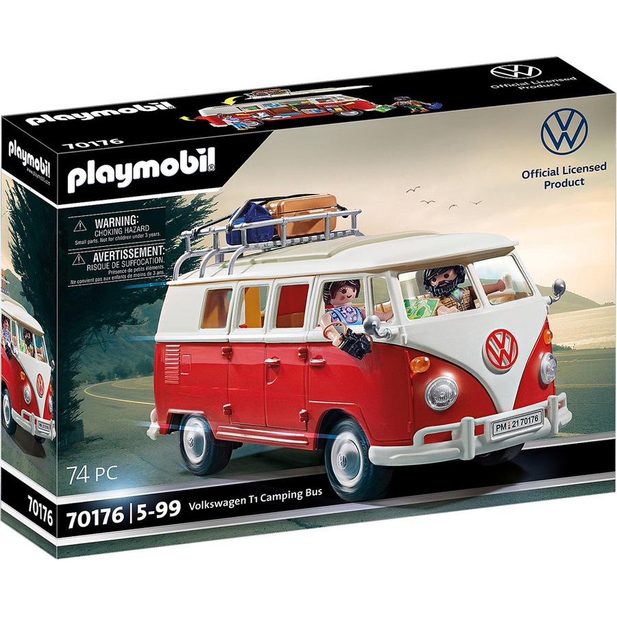 Playmobil Volkswagen T1 Camper Van Kids/Children Interactive Play Toy Playset 4+