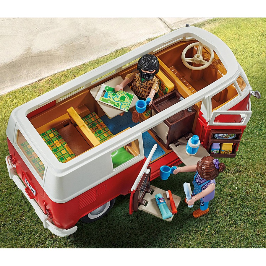 Playmobil Volkswagen T1 Camper Van Kids/Children Interactive Play Toy Playset 4+