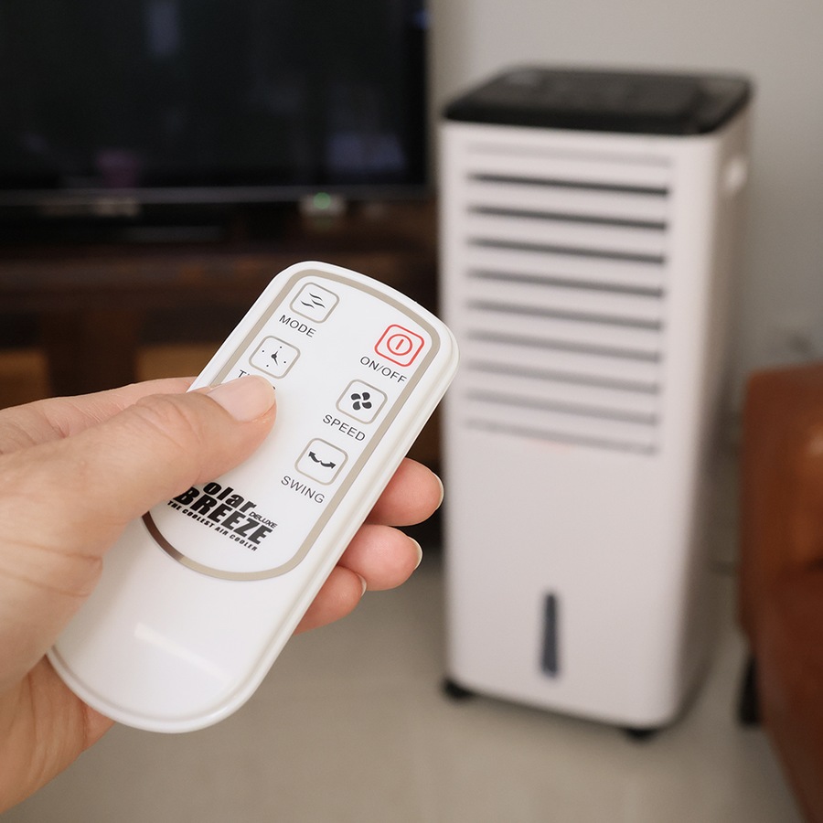 Polar Breeze Deluxe 15L/200W Indoor Air Cooler Portable Home Cool Fan White