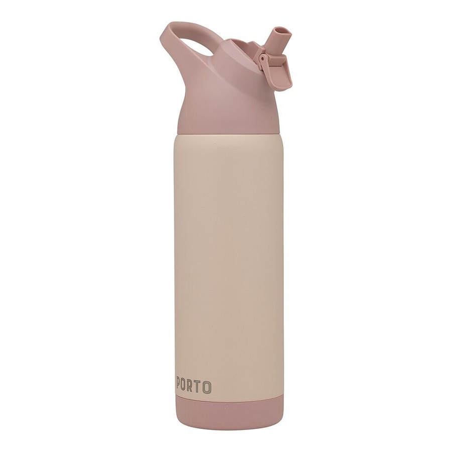 Porto Atlas Vacuumed Insulated Water Bottle Portable Travel Flask 700ml Pink