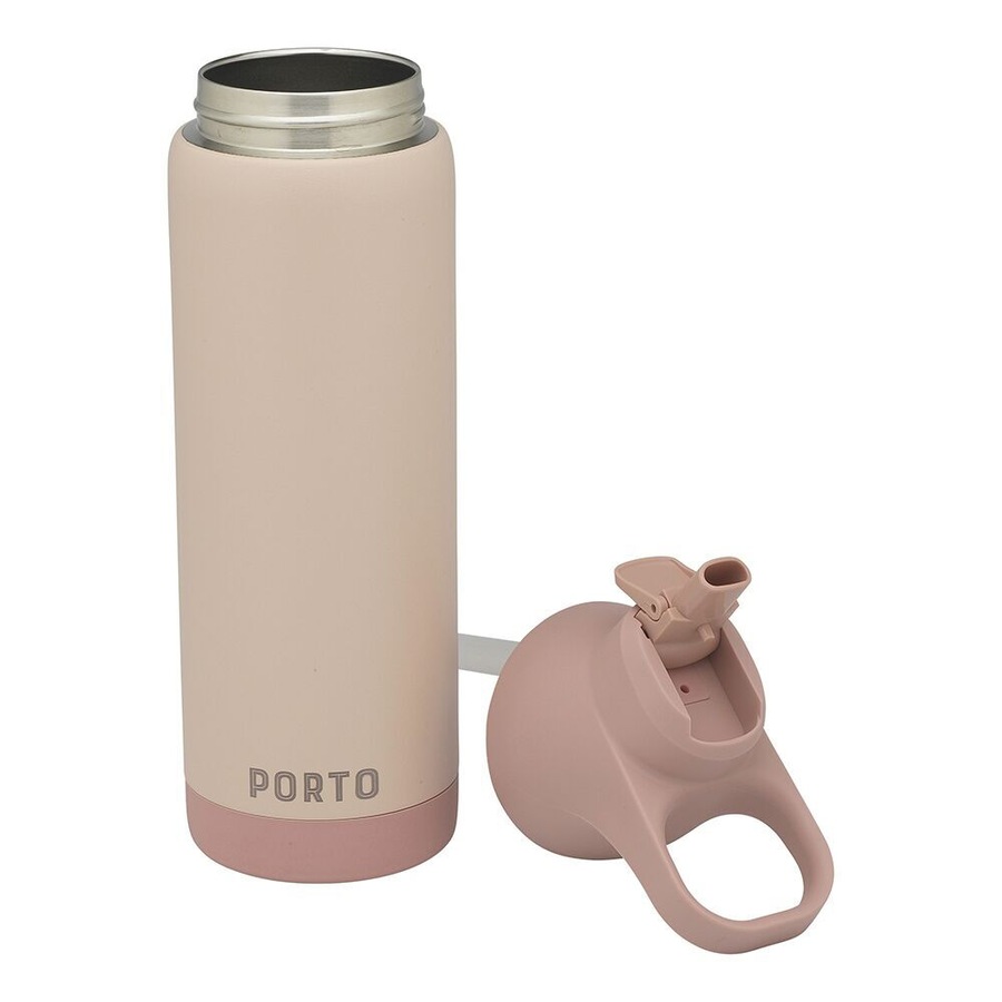 Porto Atlas Vacuumed Insulated Water Bottle Portable Travel Flask 700ml Pink