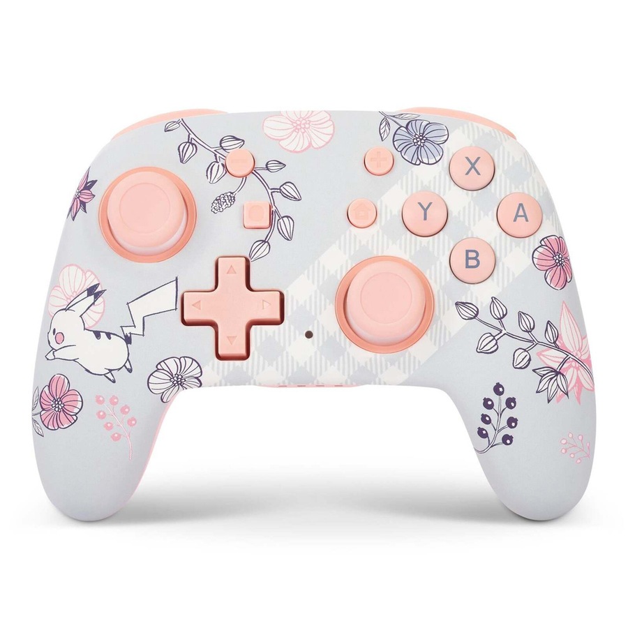 Powera Pikachu Pink Garden Nano Enhanced Wireless Nintendo Switch Controller