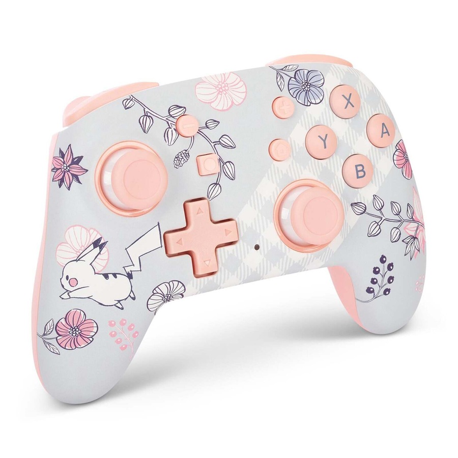 Powera Pikachu Pink Garden Nano Enhanced Wireless Nintendo Switch Controller