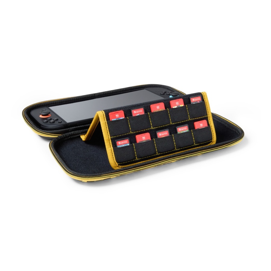 PowerA Pokemon Nintendo Switch 2 Soft Fabric Lining Slim Case Black/Yellow