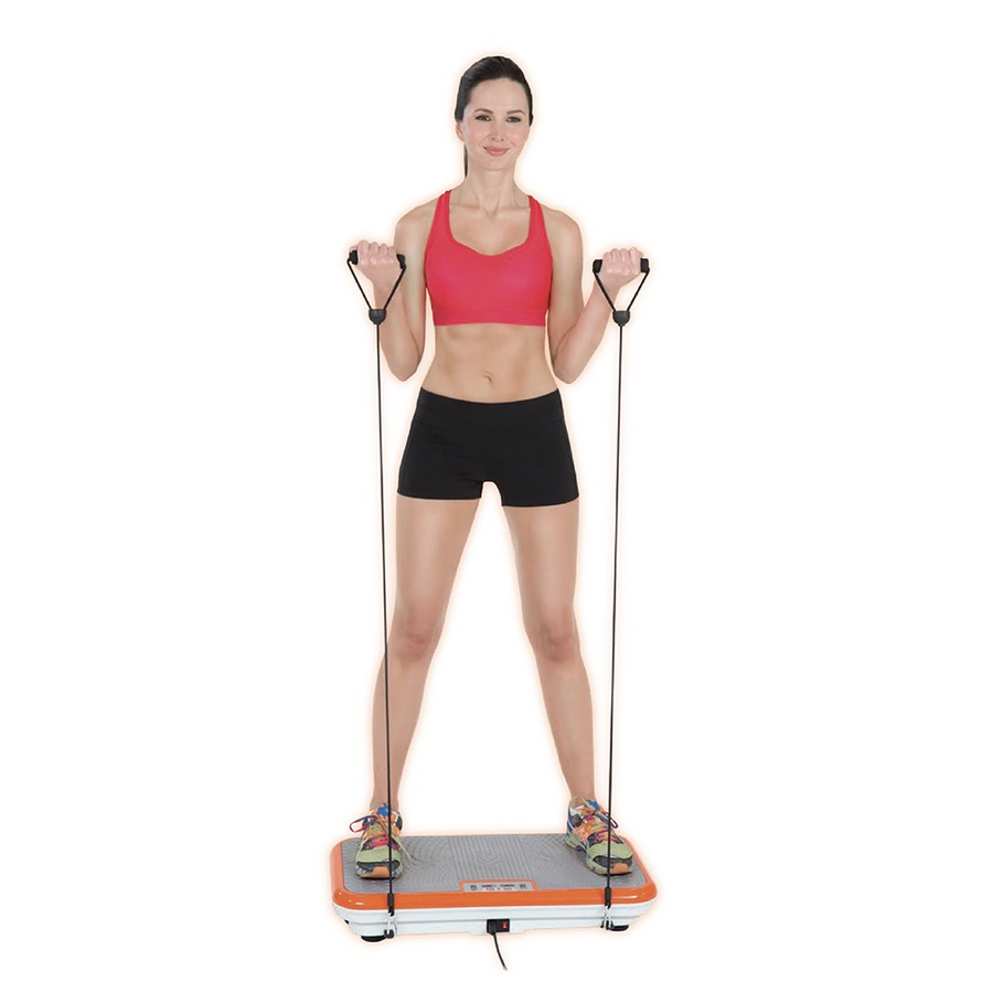Powerfit Compact Accelerated Home Training Board Mat Vibrating Gym Machine 62cm