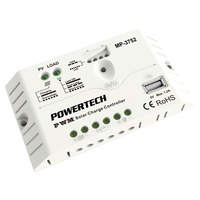 Powertech 12/24V 20A PWM Solar Charge Controller w/ USB f/ Sealed/Gel Battery