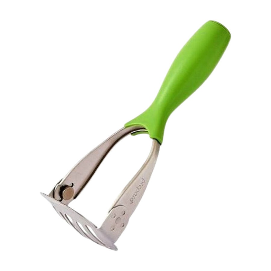Prepara Stainless Steel Avocado Flip Masher Press Ricer 21.75cm Green