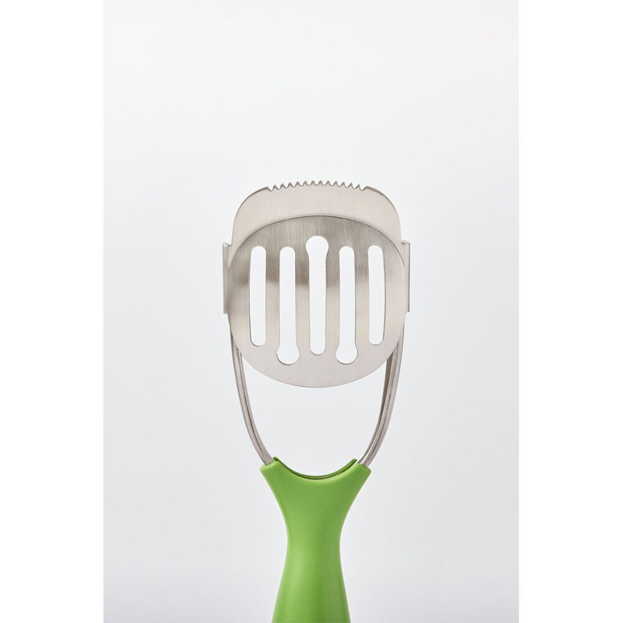 Prepara Stainless Steel Avocado Flip Masher Press Ricer 21.75cm Green