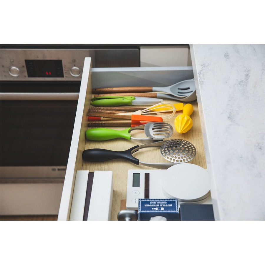 Prepara Stainless Steel Avocado Flip Masher Press Ricer 21.75cm Green