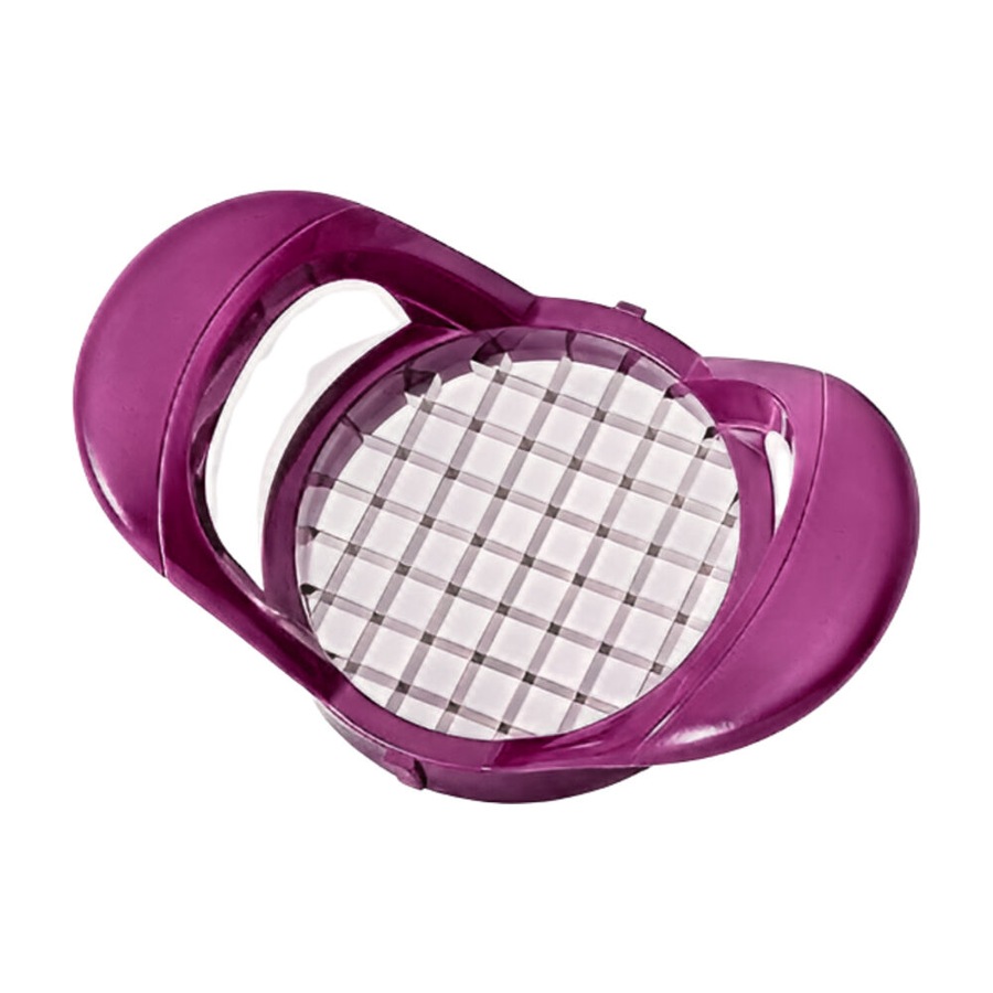 Prepara Stainless Steel Onion Sharp Chopper Dicer Cuber 16.51cm Purple