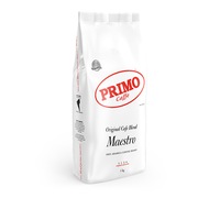 Primo Caffe Meastro 1kg Arabica Coffee Beans Light Roast Intensity 2 Hot Drink