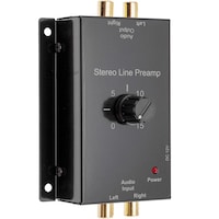 PRO2-1327 Preamp Stereo Audio Line In/pre-amp/Pre amplifier Gain Control 0-15dB