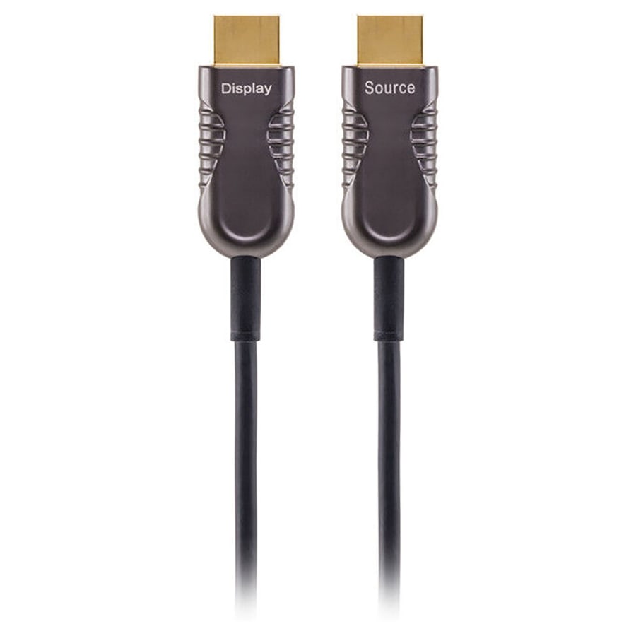 Pro2 4K Active Fibre Optic HDMI 18Gbps Cable High Speed Connector Black 50M