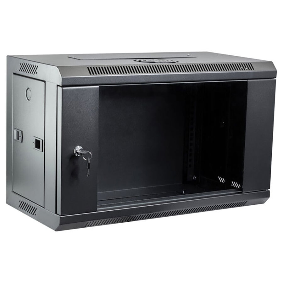Pro2 6RU Wall Mount Cabinet Assembled Server Rack w/ Glass Door 600x300mm