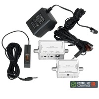 PRO2 Dual IR Emitter Infrared Repeater Extender Distribution Over COAX for TV DV