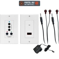 PRO.2 IR Repeater Wall Plate Kit Receiver w/ Single/Dual Infrared Emitters