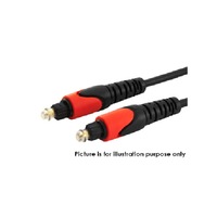 Pro2 La0471 2M 6mm Toslink Optical Fibre Lead Cable For Tv & Digital Audio