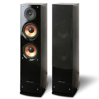 Pure Acoustics 200W Supernova Floor Standing Speaker Pair for Home Theatre Black