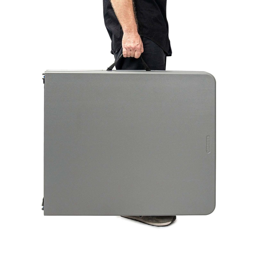 Quest Outdoors 153x65cm Camp Table 5 Camping Furniture w/ Storage Organiser