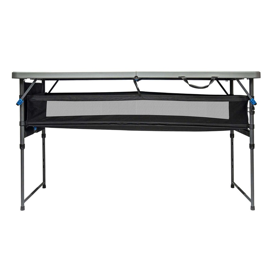 Quest Outdoors 153x65cm Camp Table 5 Camping Furniture w/ Storage Organiser