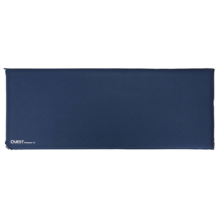 Quest Outdoors Dreamer Self Inflating Sleeping Outdoor Camping Mat 7.5cm Blue
