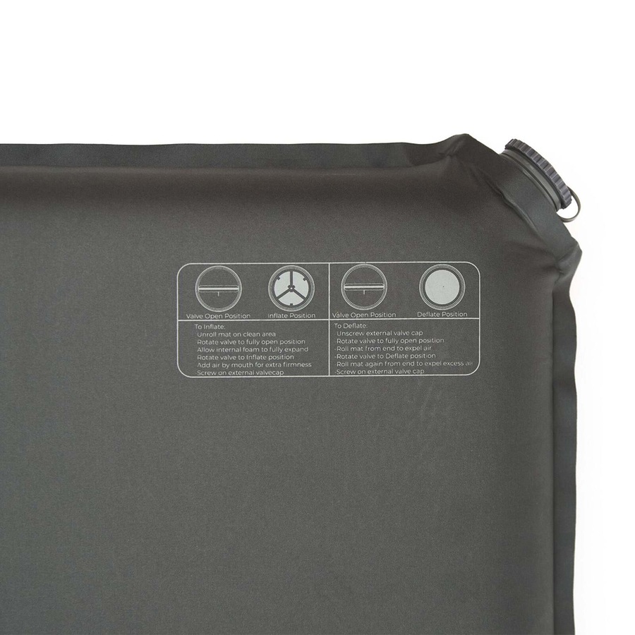 Quest Outdoors Dreamer Self Inflating Sleeping Outdoor Camping Mat 7.5cm Blue