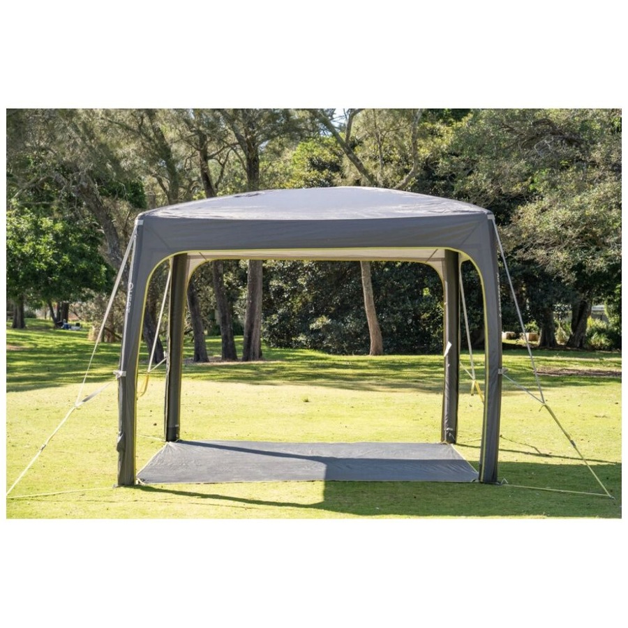Quest Outdoors Inflatable Air Gazebo 3.0 Waterproof Outdoor Camping 3x2.5m Grey