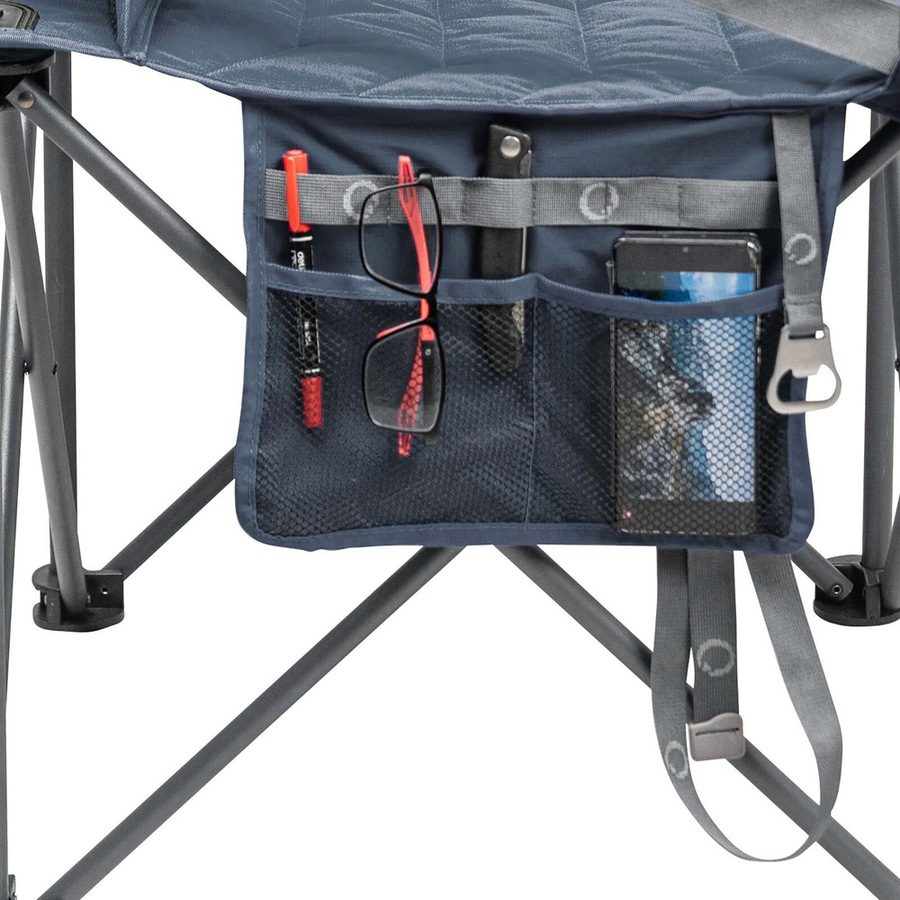 Quest Outdoors Steel Frame/Polyester Big Mutha Camp Chair Midnight Blue