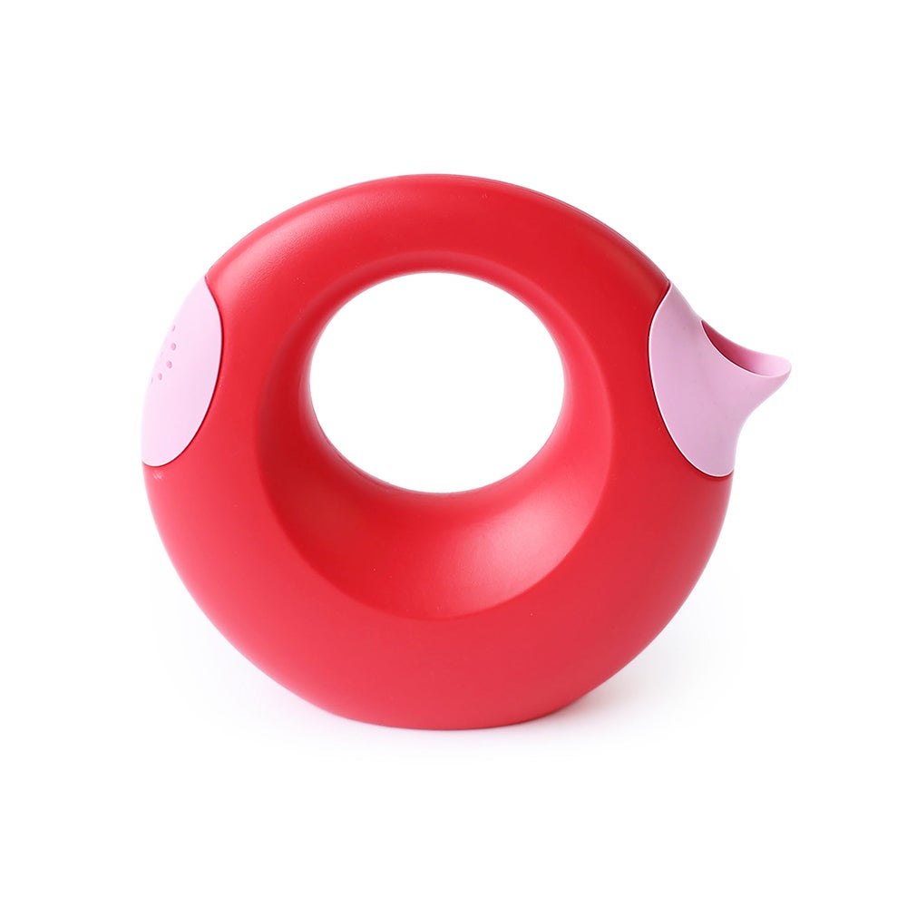 Quut Cana 23.5cm Large Water Can Bath Play Toys for Kids Cherry Red/Sweet Pink