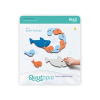 Quut Quutopia Bath Puzzle/Shower Animal Play Water Toys for Kids 10m+ Shark