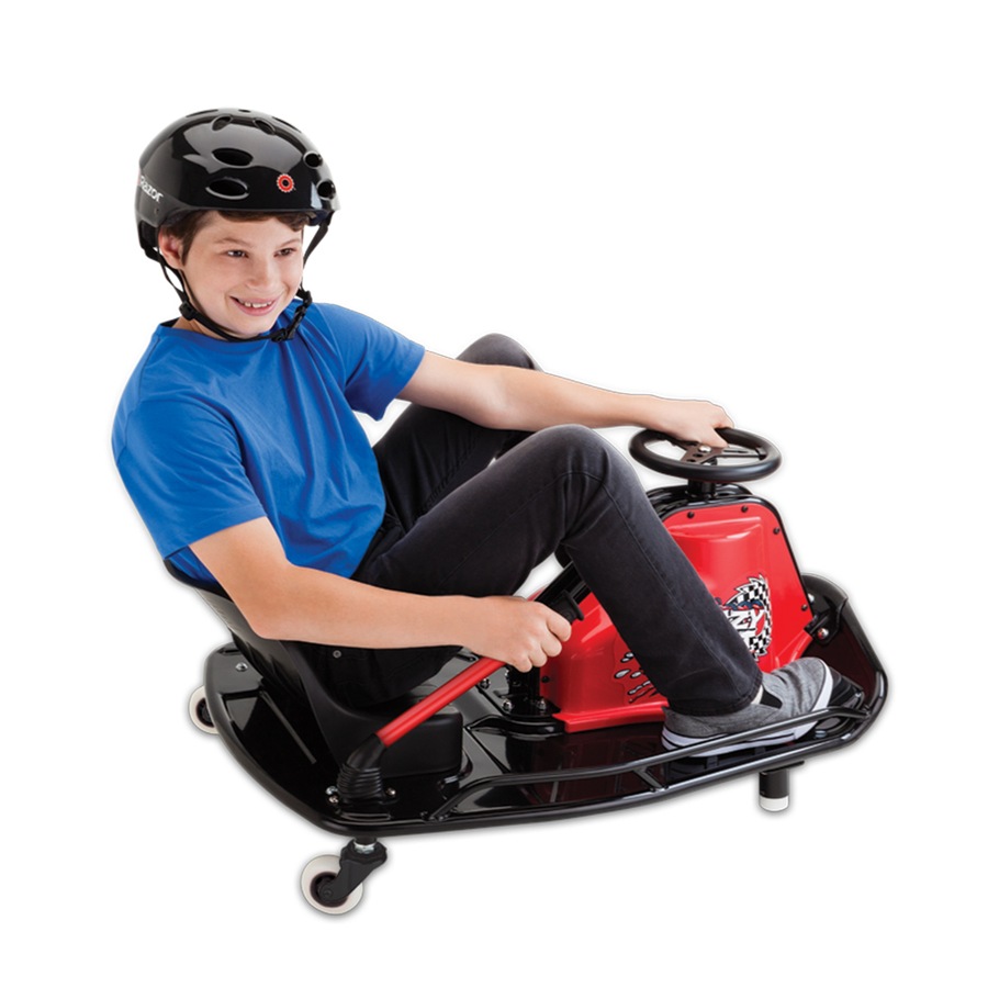Razor Crazy Cart Electric Powered Morotrised Ride On Children's Toy 9y+ Black