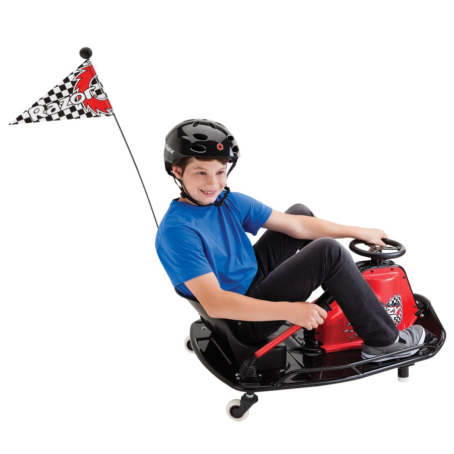Razor Crazy Cart Electric Powered Morotrised Ride On Children's Toy 9y+ Black