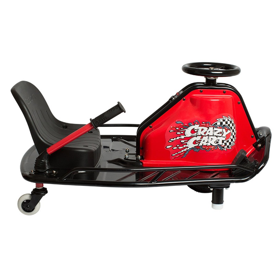 Razor Crazy Cart Electric Powered Morotrised Ride On Children's Toy 9y+ Black