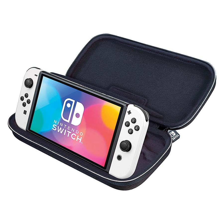 RDS Industries Nintendo Switch Game Traveler Deluxe Travel Case Neon Violet